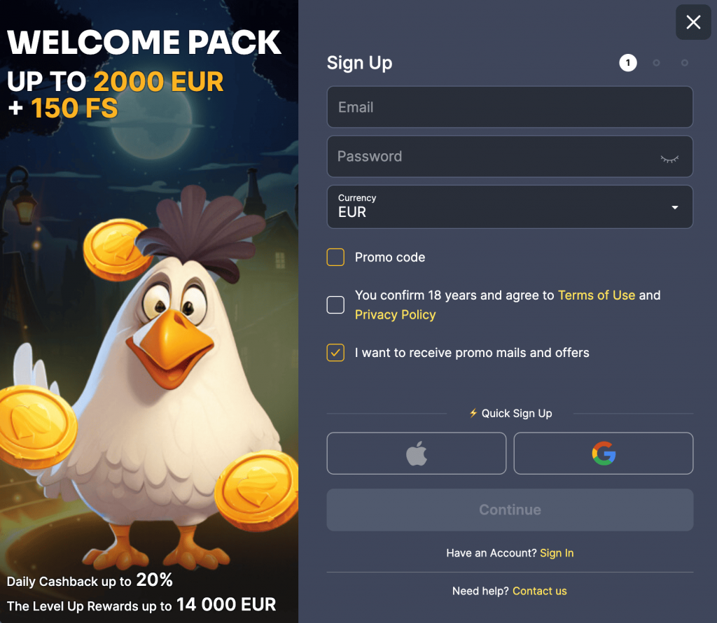 Stapsgewijze handleiding: Account aanmaken bij Koko.bet